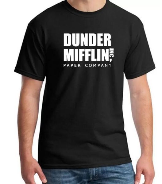 2018 men's short-sleeved office tv show dunder mifflin paper t-shirt round neck t-shirts for men mc143, White;black
2018 men's short-sleeved office tv show dunder mifflin paper t-shirt round neck t-shirts for men mc143, White;black