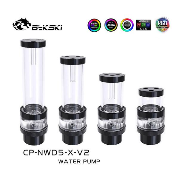 bykski 18w d5 combo pump + reservoir maximum 5000rpm / flow lift 3.8 meter 1100l/h water cylinder tank length 100/150/200mm fans & coolings
bykski 18w d5 combo pump + reservoir maximum 5000rpm / flow lift 3.8 meter 1100l/h water cylinder tank length 100/150/200mm fans & coolings