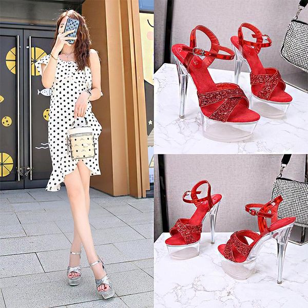 dress shoes 2021 summer stiletto clear sandals for women's with platform fashion high heels wedding bride, Black
dress shoes 2021 summer stiletto clear sandals for women's with platform fashion high heels wedding bride, Black