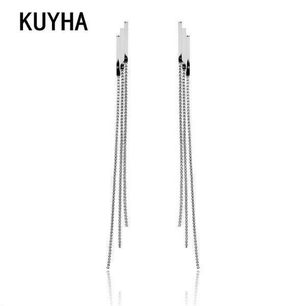 hoop & huggie women's long tassel earrings bridal dangle wedding party jewelry present collection korean style elegant exquisite, Golden;silver
hoop & huggie women's long tassel earrings bridal dangle wedding party jewelry present collection korean style elegant exquisite, Golden;silver