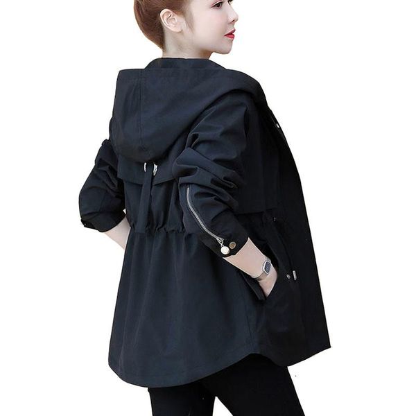 women's jackets 2021 autumn hooded causal windbreaker famale basic coats zipper bomber outwear, Black;brown
women's jackets 2021 autumn hooded causal windbreaker famale basic coats zipper bomber outwear, Black;brown