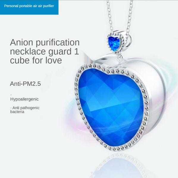 ocean heart necklace portable hanging neck anion air purifier purifiers 
ocean heart necklace portable hanging neck anion air purifier purifiers