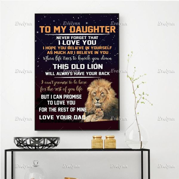 paintings to my daughter never forget that poster living room decoration home decor prints wall art canvas unique gift floating frame
paintings to my daughter never forget that poster living room decoration home decor prints wall art canvas unique gift floating frame