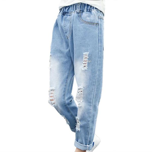 jeans kids girls fahsion pants stylish ripped denim stretchy skinny casual with pocket children trousers, Blue
jeans kids girls fahsion pants stylish ripped denim stretchy skinny casual with pocket children trousers, Blue