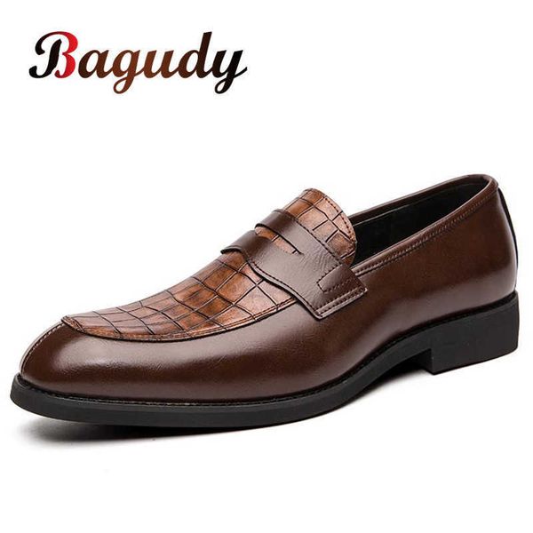 men leather loafers fashion party dress shoes business leisure man shoes retro comfortable men's oxford wedding dress shoes 210619, Black
men leather loafers fashion party dress shoes business leisure man shoes retro comfortable men's oxford wedding dress shoes 210619, Black