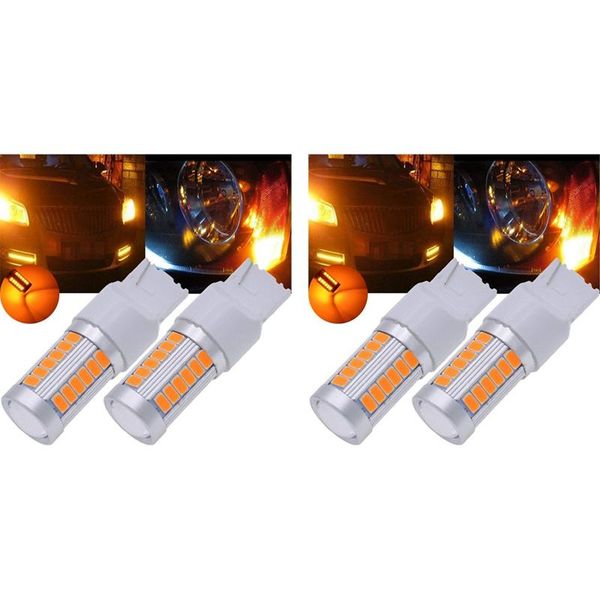 emergency lights 4x 7440, t20 led bulbs amber yellow 900 lumens super bright turn signals light parking dc 12v 3.6w (pack of 2)
emergency lights 4x 7440, t20 led bulbs amber yellow 900 lumens super bright turn signals light parking dc 12v 3.6w (pack of 2)
