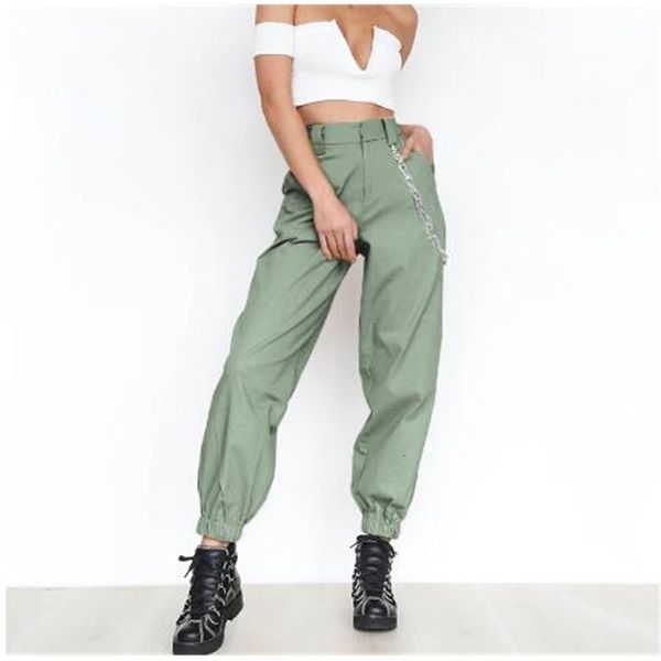 women's pants & capris fashion-khaki cargo pants with chain women cool trousers black white female street wear casual autumn summe
women's pants & capris fashion-khaki cargo pants with chain women cool trousers black white female street wear casual autumn summe