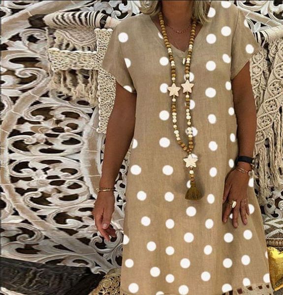 s womens dress 5xl plus size summer women vintage polka dot short sleeve midi retro printed loose beach casual dresses, Black;gray
s womens dress 5xl plus size summer women vintage polka dot short sleeve midi retro printed loose beach casual dresses, Black;gray