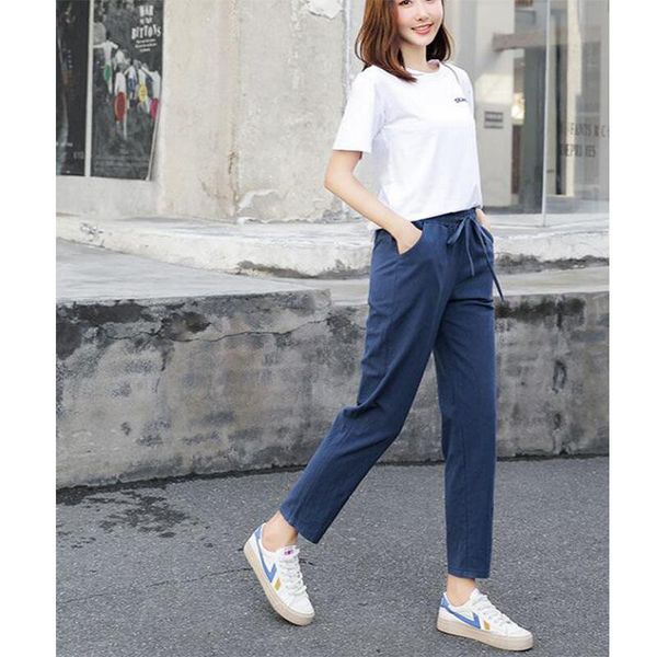 women's pants & capris womens spring summer cotton linen solid elastic waist candy colors harem trousers soft for female ladys, Black;white
women's pants & capris womens spring summer cotton linen solid elastic waist candy colors harem trousers soft for female ladys, Black;white