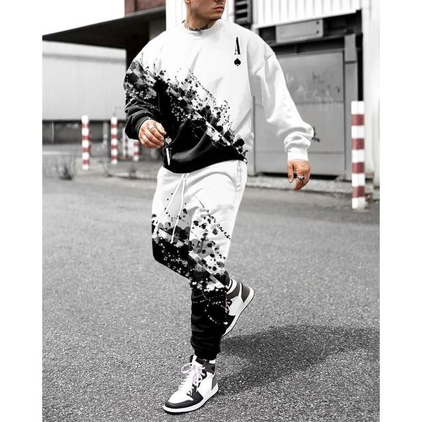 3d printing men's ink dot picture casual wear suit long sleeve trousers comfortable slim fashion fit daily travel street style workout, Gray
3d printing men's ink dot picture casual wear suit long sleeve trousers comfortable slim fashion fit daily travel street style workout, Gray
