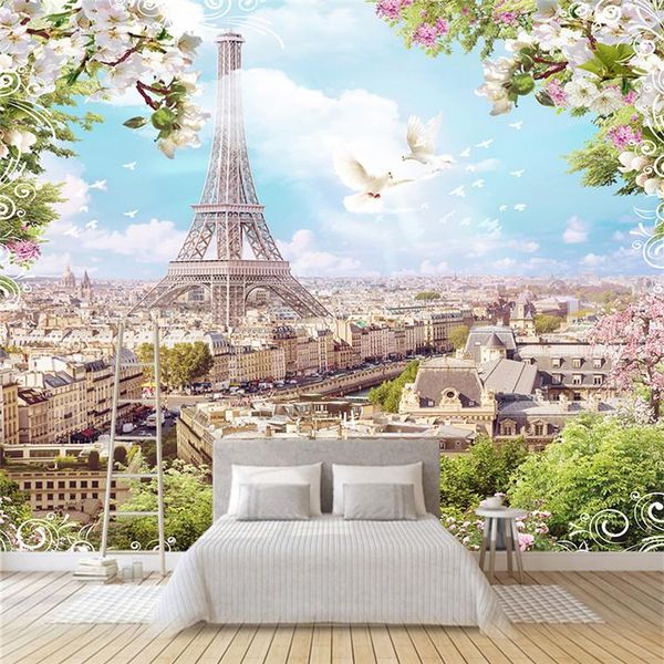 wallpapers custom any size 3d wall mural modern fashion eiffeltower flowers pigeon perspective sticker
wallpapers custom any size 3d wall mural modern fashion eiffeltower flowers pigeon perspective sticker