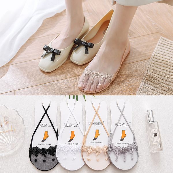 socks hosiery summer high heeled sho shallow mouth invisible boat half palm suspender lace sock's hollow out take off and anti heel, Black;white
socks hosiery summer high heeled sho shallow mouth invisible boat half palm suspender lace sock's hollow out take off and anti heel, Black;white