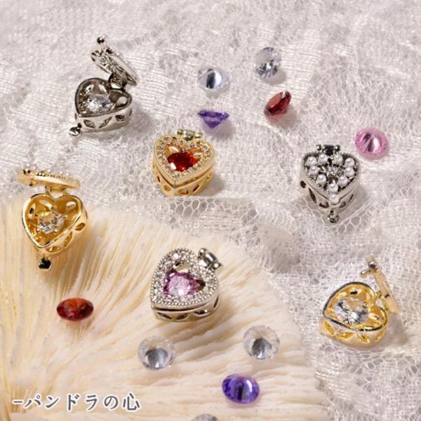 girly magic box nail accessories love moonlight treasure pandora's luxury gold-plated zircon manicure jewelry art decorations, Silver;gold
girly magic box nail accessories love moonlight treasure pandora's luxury gold-plated zircon manicure jewelry art decorations, Silver;gold