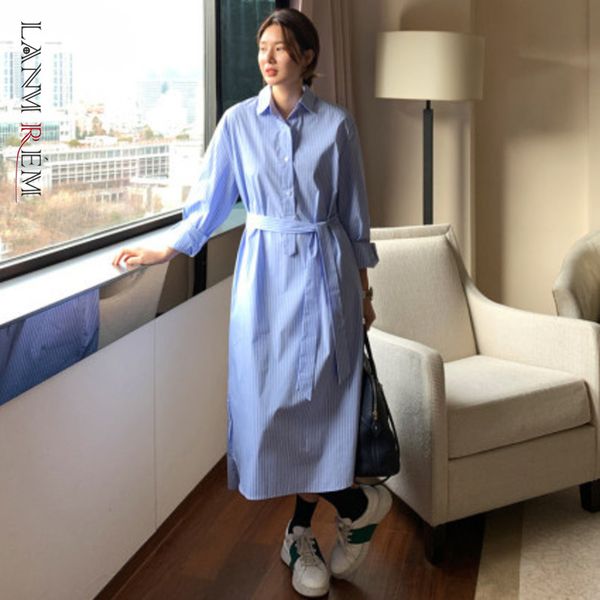 summer striped dress lapel long sleeve bandage a-line temperament loose large size fashion tide 2h192 210507, Black;gray
summer striped dress lapel long sleeve bandage a-line temperament loose large size fashion tide 2h192 210507, Black;gray