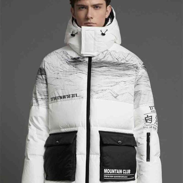 bosideng down jacket men's warm mid long coat winter hooded thicken loose outwear b90142339, Black
bosideng down jacket men's warm mid long coat winter hooded thicken loose outwear b90142339, Black