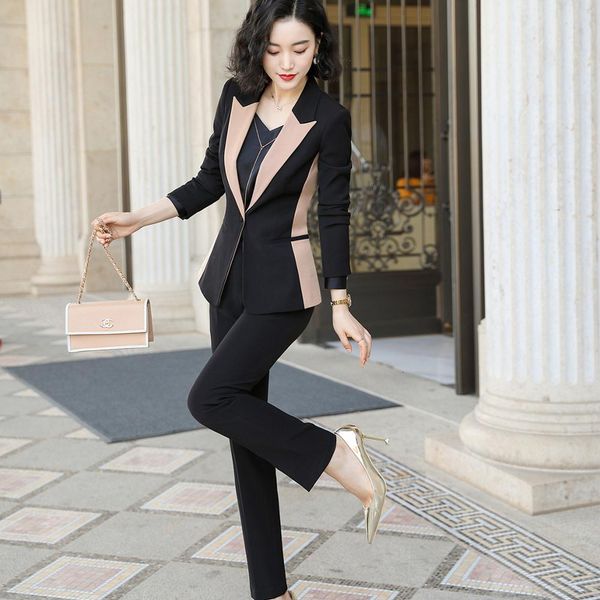 pant female s-5xl lady in office ol black apricot jacket at work blazer coat and pants 2 piece suit, White
pant female s-5xl lady in office ol black apricot jacket at work blazer coat and pants 2 piece suit, White