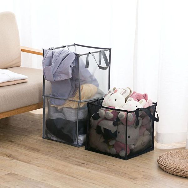 foldable clothes storage baskets mesh washing dirty laundry basket portable sundries organizer toy container bags
foldable clothes storage baskets mesh washing dirty laundry basket portable sundries organizer toy container bags