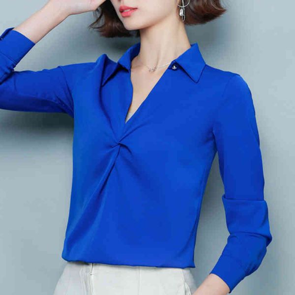 blusas mujer de moda v-neck office blouse chiffon blouse shirt long sleeve blouse women womens and blouses c705 210426, White
blusas mujer de moda v-neck office blouse chiffon blouse shirt long sleeve blouse women womens and blouses c705 210426, White