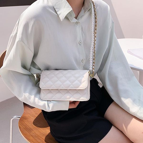 western style rhombic chain small bag female 2021 pearl one-shoulder messenger square cross body
western style rhombic chain small bag female 2021 pearl one-shoulder messenger square cross body