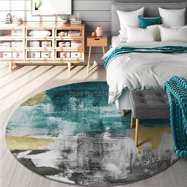 fashionable simple nordic modern color abstract ink painting living room bedroom hanging basket chair round floor mat carpets
fashionable simple nordic modern color abstract ink painting living room bedroom hanging basket chair round floor mat carpets