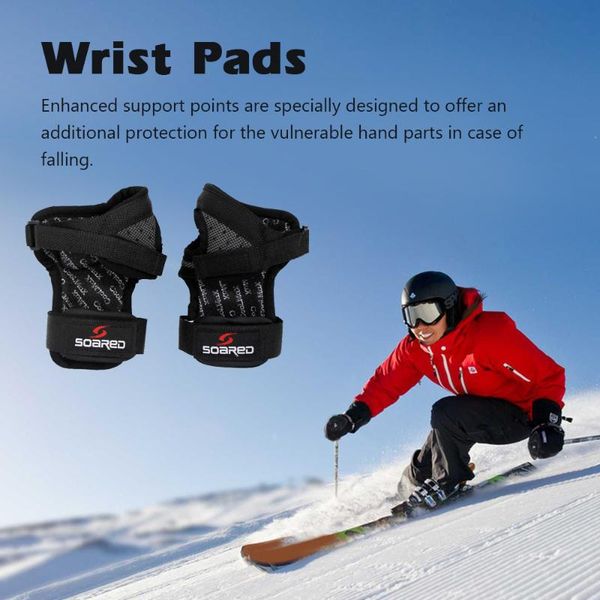 wrist support soared guards pads protective gear hand for snowboard roller skating skiing scooter adults womens mens kids, Black;red
wrist support soared guards pads protective gear hand for snowboard roller skating skiing scooter adults womens mens kids, Black;red