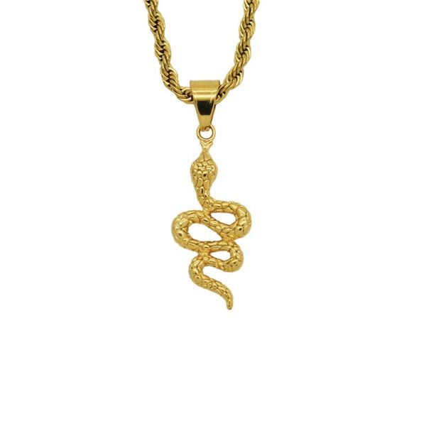 punk fashion snake pendant necklaces female gold color stainless steel animal statement necklace for women jewelry 2021, Silver
punk fashion snake pendant necklaces female gold color stainless steel animal statement necklace for women jewelry 2021, Silver