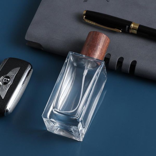 storage bottles & jars high-end 50ml square wooden cap screw-glass perfume spray bottle
storage bottles & jars high-end 50ml square wooden cap screw-glass perfume spray bottle