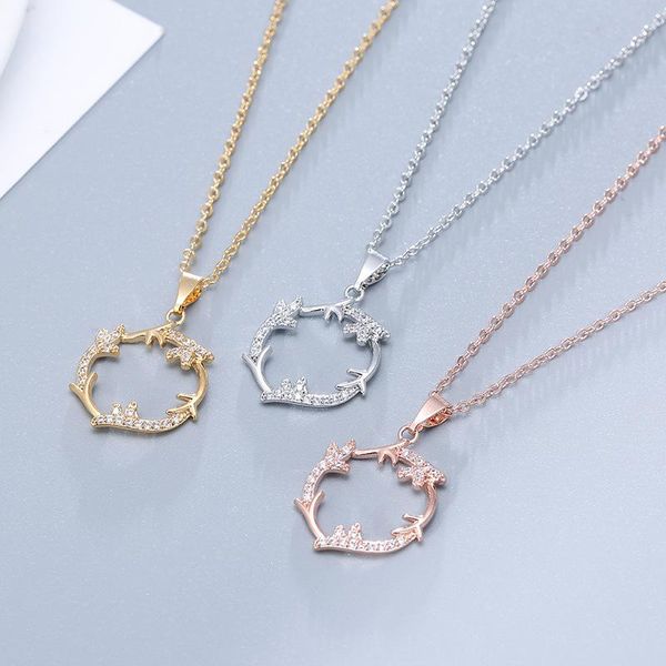 pendant necklaces simple creative necklace copper chain zircon decoration fine gift for girlfriend elegant fashion jewelry, Silver
pendant necklaces simple creative necklace copper chain zircon decoration fine gift for girlfriend elegant fashion jewelry, Silver