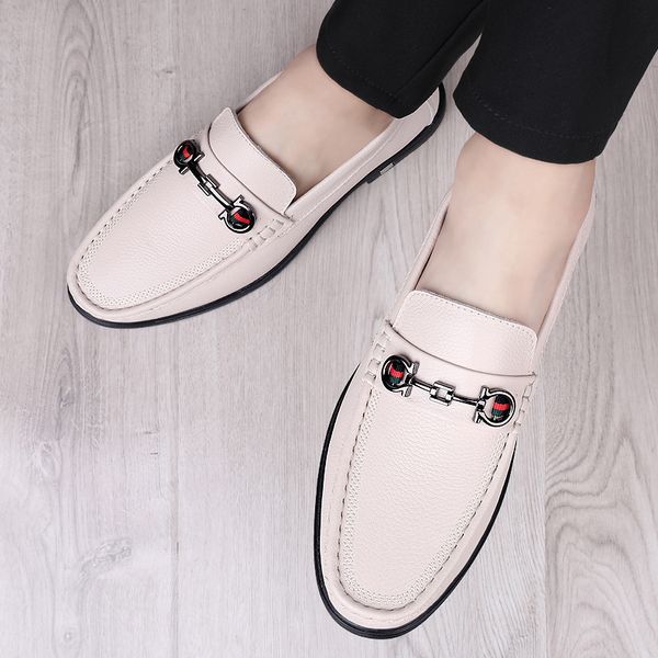 luxury designer formal business loafers shoes overshoes pure loafers original cowhide soft bottom small high heels, Black
luxury designer formal business loafers shoes overshoes pure loafers original cowhide soft bottom small high heels, Black