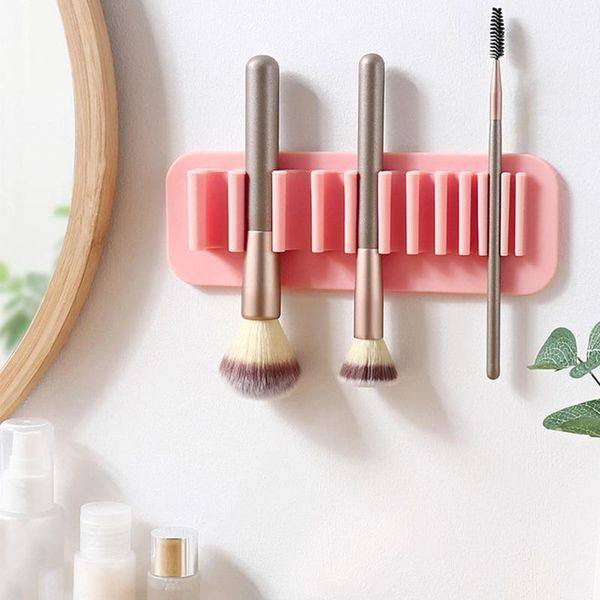 silicone makeup brush holder creative self-absorption storage box cosmetic pencil rack bathroom pink boxes & bins
silicone makeup brush holder creative self-absorption storage box cosmetic pencil rack bathroom pink boxes & bins
