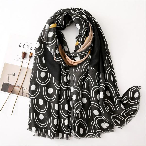 scarves long scarf women viscose lightweight soft printed monochrome abstract geometric fashion wrap shawl spring winter black color, Blue;gray
scarves long scarf women viscose lightweight soft printed monochrome abstract geometric fashion wrap shawl spring winter black color, Blue;gray