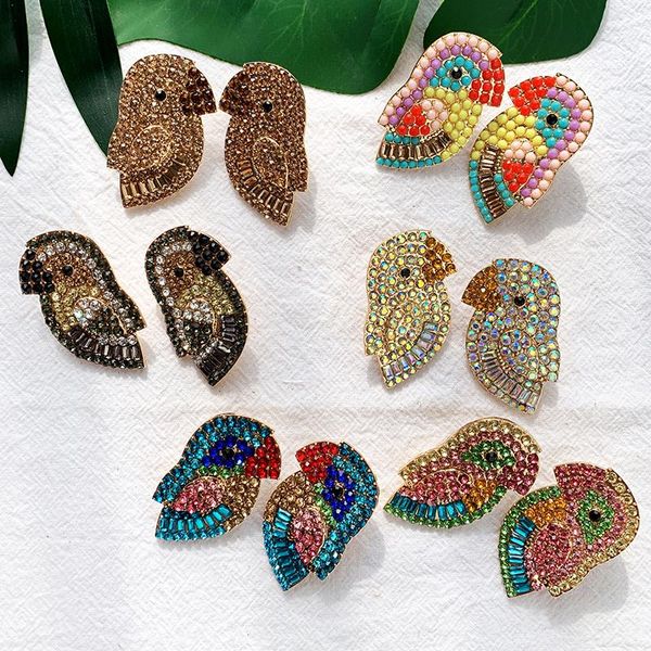 wedding crystal statement earrings women bird stud vintage cute animal handmade beads tassel lady party gifts, Golden;silver
wedding crystal statement earrings women bird stud vintage cute animal handmade beads tassel lady party gifts, Golden;silver