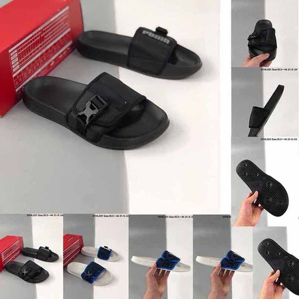 men shoes;s and women's sandal slipper summer wide flat sandal with correct flower box shoes shox, Black