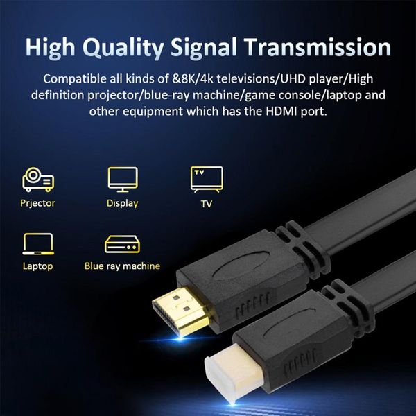 1.4v high speed 1.4a video audio flat cable hd tv - black mobile phone data adapter computer accessories#g30 game controllers & joystic joys
1.4v high speed 1.4a video audio flat cable hd tv - black mobile phone data adapter computer accessories#g30 game controllers & joystic joys