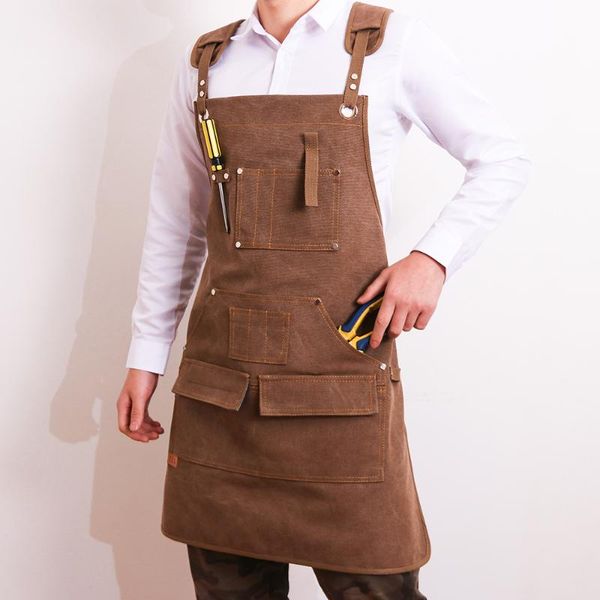 for woodworking painting craft cafe adjustable cross-back straps canvas apron with tool pockets aprons
for woodworking painting craft cafe adjustable cross-back straps canvas apron with tool pockets aprons