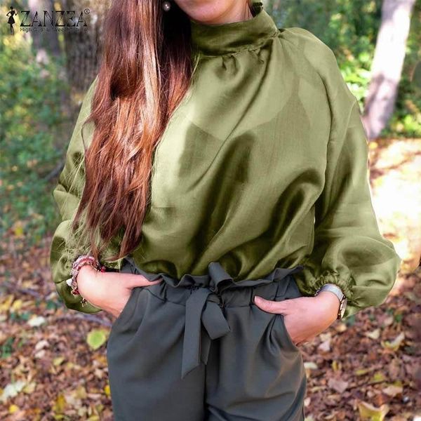women's blouses & shirts fashion women's blouse zanzea 2021 spring office lady puff sleeve bandage casual solid pleated loose over, White
women's blouses & shirts fashion women's blouse zanzea 2021 spring office lady puff sleeve bandage casual solid pleated loose over, White