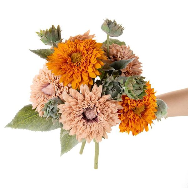 decorative flowers & wreaths simulation sunflower fake flower wedding bouquet home garden decoration accessories artificial branch
decorative flowers & wreaths simulation sunflower fake flower wedding bouquet home garden decoration accessories artificial branch