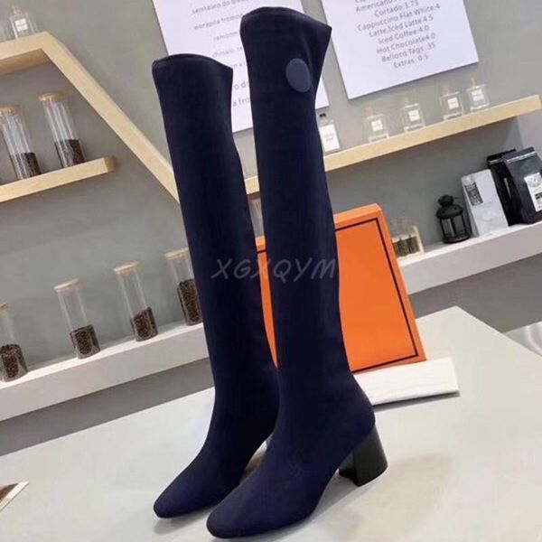 boots stretch knit women over the knee platform high heel pointed runway autumn winter shoes thigh long, Black
boots stretch knit women over the knee platform high heel pointed runway autumn winter shoes thigh long, Black