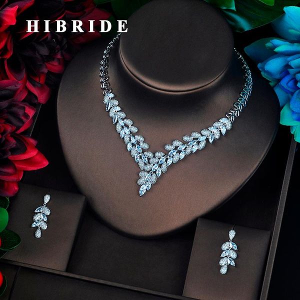 earrings & necklace hibride luxury colorful cubic zircon plant design bridal jewelry set fashion pendant earring accessories brincos n-6, Silver
earrings & necklace hibride luxury colorful cubic zircon plant design bridal jewelry set fashion pendant earring accessories brincos n-6, Silver