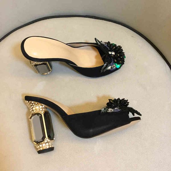 leather 10cm chunky high heels glass peep-toes diamond sandals butterfly shoes party wedding mary jane slipper, Black
leather 10cm chunky high heels glass peep-toes diamond sandals butterfly shoes party wedding mary jane slipper, Black