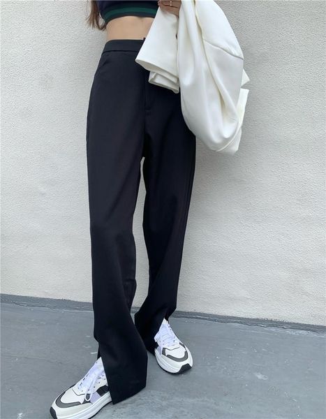 make firm offers four seasons can be contracted and relaxed blazer leisure coat open fork of tall waist trousers women's pants & capris, Black;white
make firm offers four seasons can be contracted and relaxed blazer leisure coat open fork of tall waist trousers women's pants & capris, Black;white