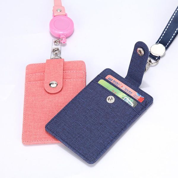 card holders holder work document set pu chest buckle lanyard access bus business, Brown;gray
card holders holder work document set pu chest buckle lanyard access bus business, Brown;gray