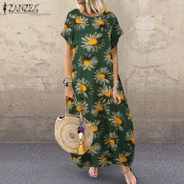 summer bohemian sundress zanzea women short sleeve floral printed beach party long dress maxi vestido female robe plus size casual dresses, Black;gray
summer bohemian sundress zanzea women short sleeve floral printed beach party long dress maxi vestido female robe plus size casual dresses, Black;gray