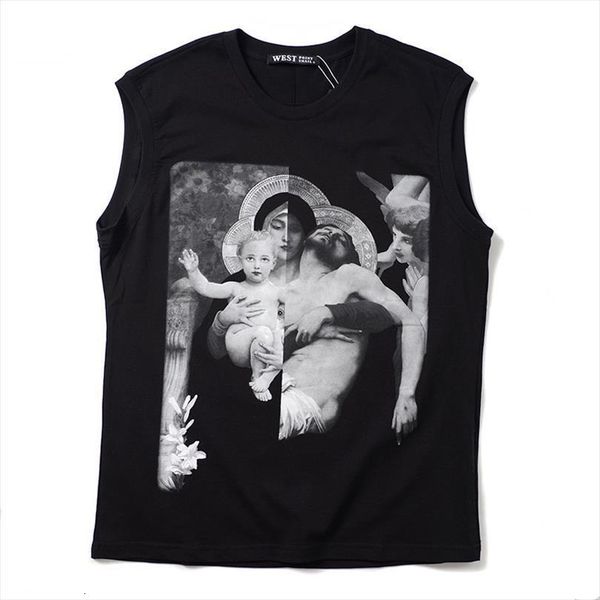 high punk novelty men mens fashion tee shirts virgin mary jesus hop skateboard street cotton tank dog 203, White;black
high punk novelty men mens fashion tee shirts virgin mary jesus hop skateboard street cotton tank dog 203, White;black