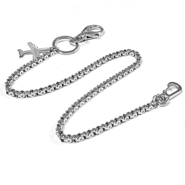 keychains sliver tone all stainless steel pants waist keychain biker punk wallet chain, Silver
keychains sliver tone all stainless steel pants waist keychain biker punk wallet chain, Silver