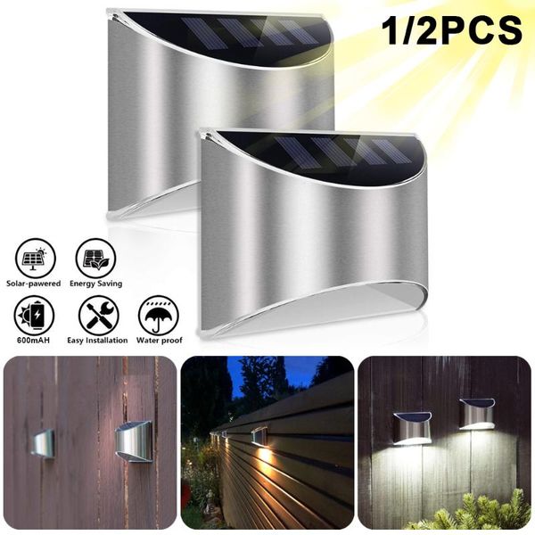 outdoor wall lamps solar light 4 led step lights waterproof stair fence lamp decoration for pathway stairs garden yard
outdoor wall lamps solar light 4 led step lights waterproof stair fence lamp decoration for pathway stairs garden yard
