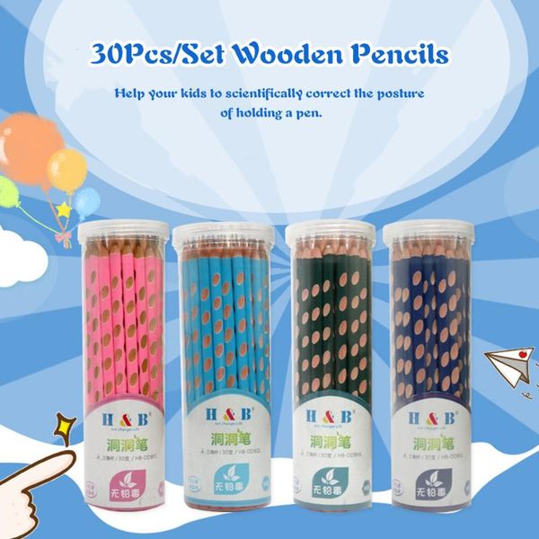 h&b 30pcs/set wooden pencils children writing pen posture correction sketch for kids students
h&b 30pcs/set wooden pencils children writing pen posture correction sketch for kids students