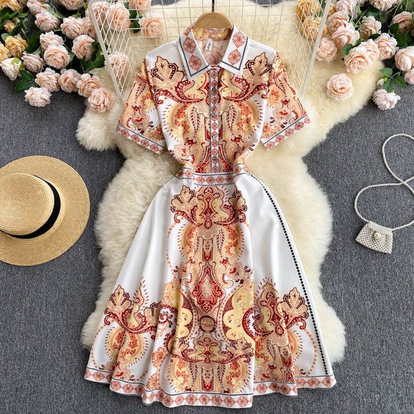 women printing dress turn-down collar short sleeve arrivals lady temperament fashion spring summer 11d57807m 210525, Black;gray
women printing dress turn-down collar short sleeve arrivals lady temperament fashion spring summer 11d57807m 210525, Black;gray