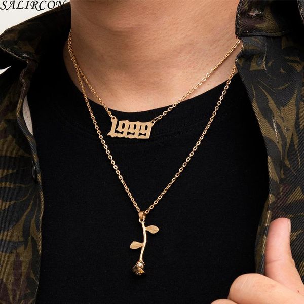 pendant necklaces korean fashion exquisite layered short clavicle chain choker necklace for women rose flower charm jewelry gifts, Silver
pendant necklaces korean fashion exquisite layered short clavicle chain choker necklace for women rose flower charm jewelry gifts, Silver