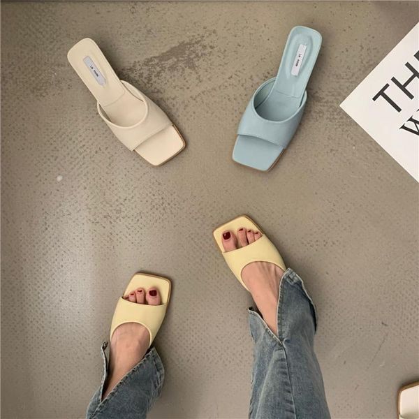 slippers 2021 brand high heels women slip on slide elegant mule shoes sandal leisure slipper big size sandalias mujer, Black
slippers 2021 brand high heels women slip on slide elegant mule shoes sandal leisure slipper big size sandalias mujer, Black